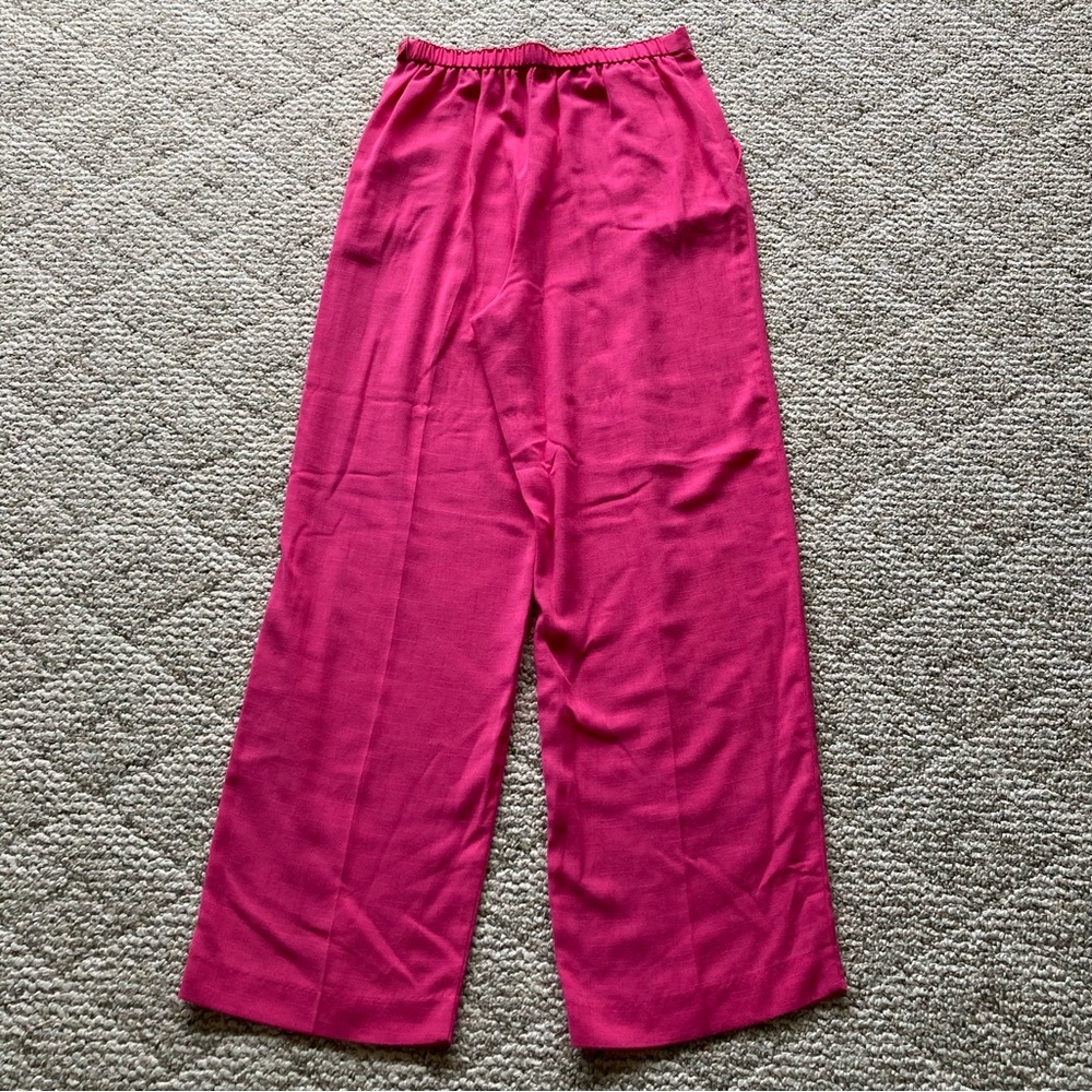 5/$15 Vintage Lloyd Williams Bright Pink Lightweight Pants 12 - Picture 2 of 10